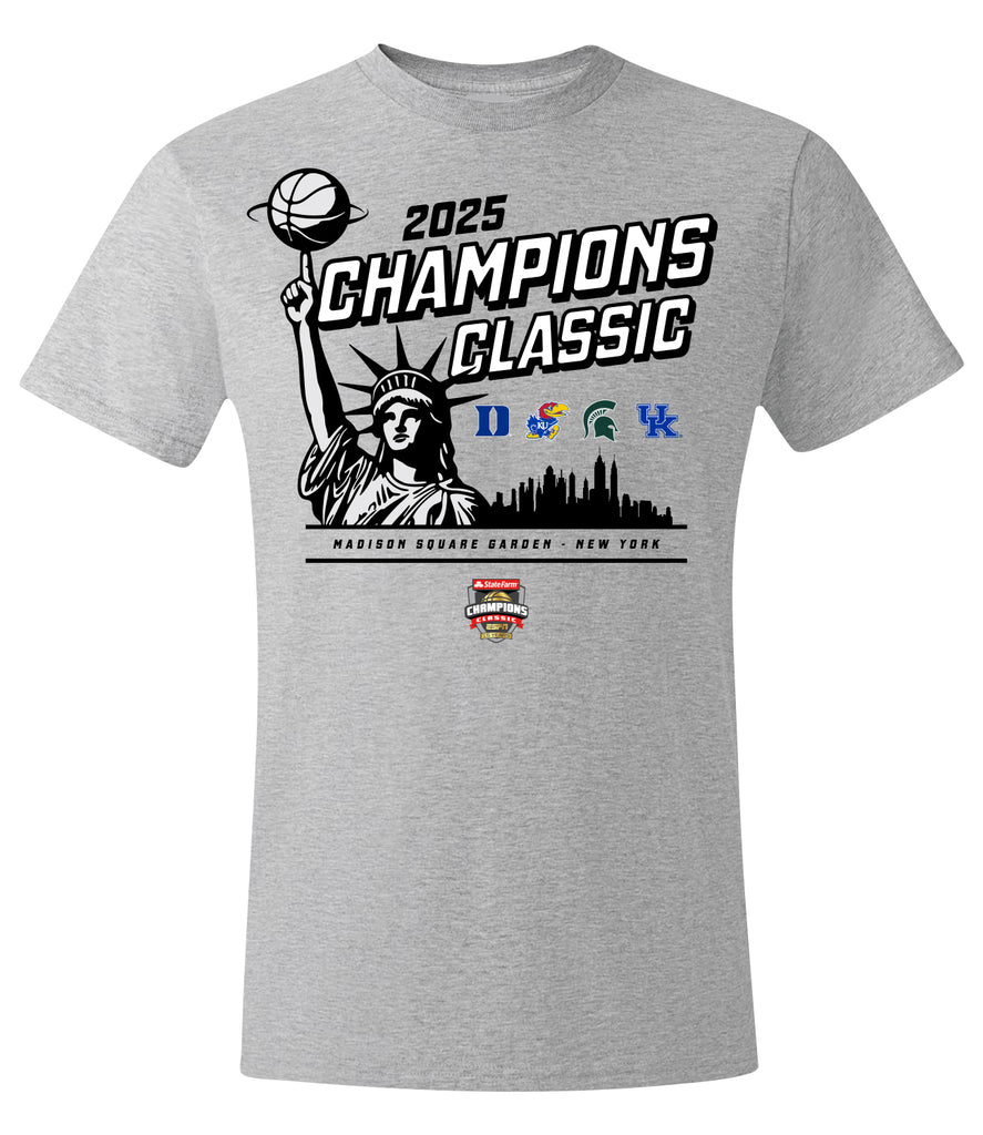 2025 Champions Classic | Heather Grey Short Sleeve Tee